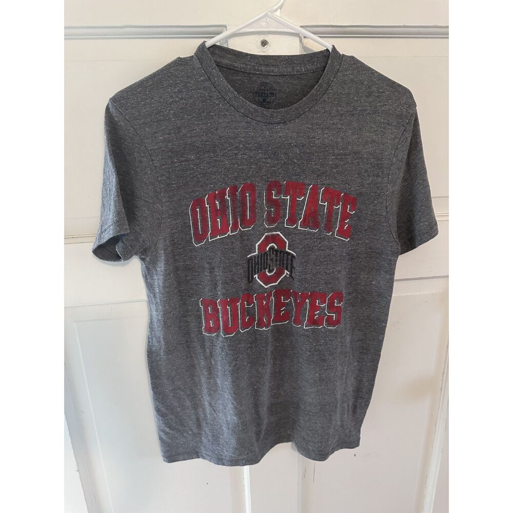 Ohio State Buckeyes Brutus T Shirt Women’s Small Gray Threads 4 Thought OSU